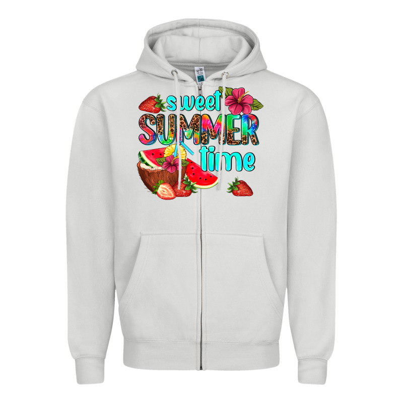 Sweet Summer Time Zipper Hoodie by AdoDesignShop | Teevron