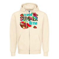 Sandshell sweet summer time Zipper Hoodie - AdoDesignShop