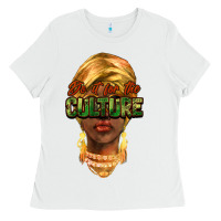 White Do it for the culture Ladies Tee - HowdyJamesFarm