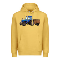 Antique Gold Farm Tractor Premium Hoodie - RanaPortraitStore