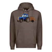Coffee Farm Tractor Premium Hoodie - RanaPortraitStore