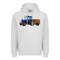Dove Grey Farm Tractor Premium Hoodie - RanaPortraitStore