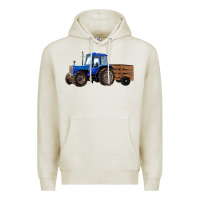 Oatmeal Heather Farm Tractor Premium Hoodie - RanaPortraitStore