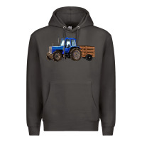 Smoke Farm Tractor Premium Hoodie - RanaPortraitStore