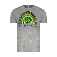 Cloud Rock Happy St. Patrick's Day rainbow Vintage Tee - OliviaCreatesArt