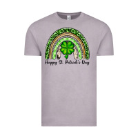 Vintage Zinc Happy St. Patrick's Day rainbow Vintage Tee - OliviaCreatesArt