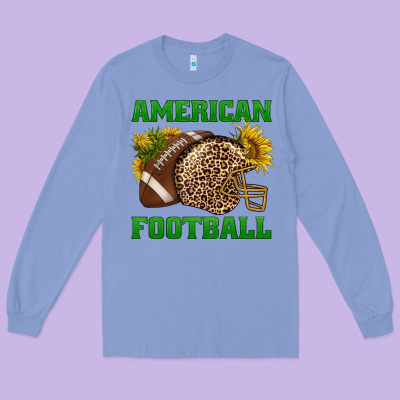 American Football Long Sleeve Tee Designed By Bundleandbundleshop
