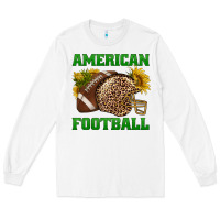 White american football Long Sleeve Tee - BundleAndBundleShop