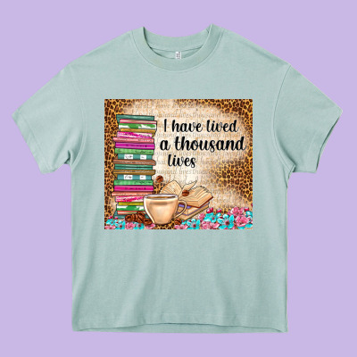 I Have Lived A Thousand Lives Heavy Core Tee Designed By Tumblerdesignbyshophia