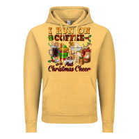 I Run On Coffee And Christmas Cheer Vintage Hoodie | Teevron