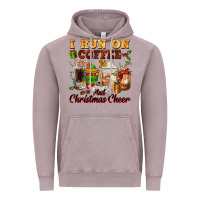 Vintage Zinc i run on coffee and christmas cheer Vintage Hoodie - FaDigitalArtStudio