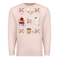 Pale Pink teacher Premium Sweatshirt - JahusDesignShop