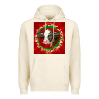 Tofu christmas holstein calf face Premium Hoodie - LillyAllenDesigns