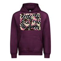 Mauve Wine cowhide racing backgraund Urban Hoodie - JahusDesignShop