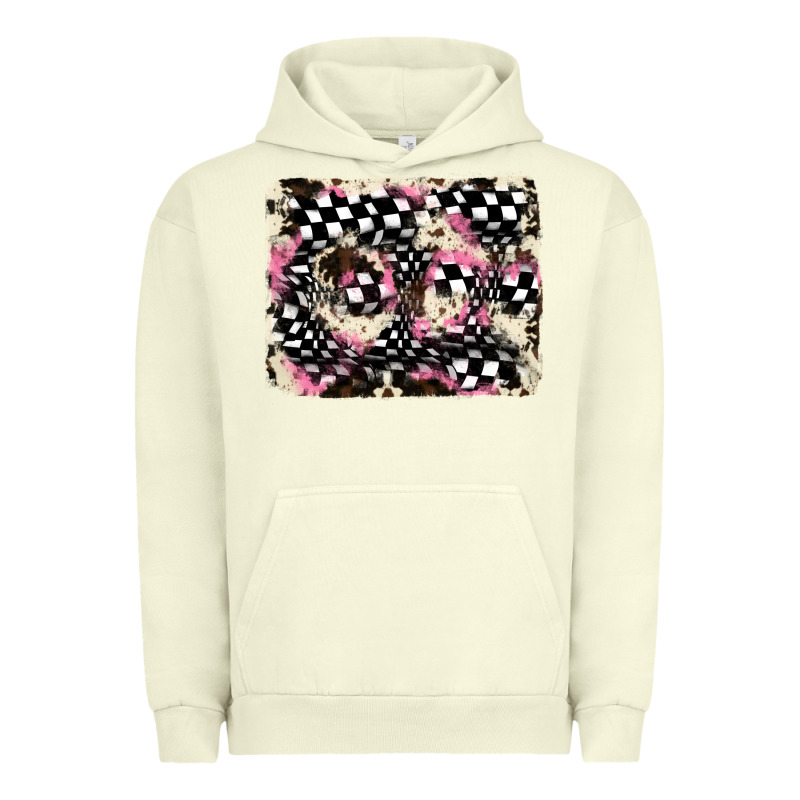 Cowhide Racing Backgraund Urban Hoodie by JahusDesignShop | Teevron