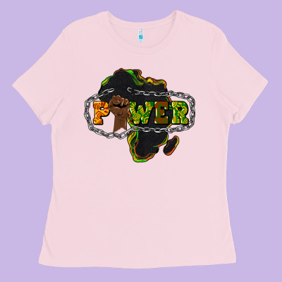 Power Black History Ladies Tee Designed By Howdyjamesfarm