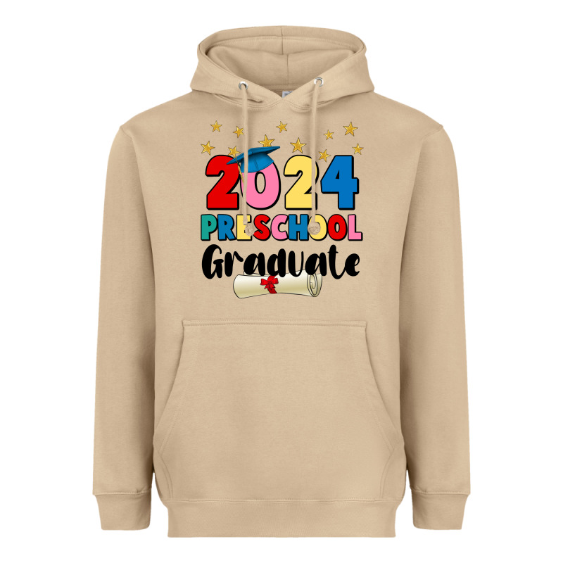 2024 Preschool Graduate Heavyweight Hoodie by JahusDesignShop | Teevron