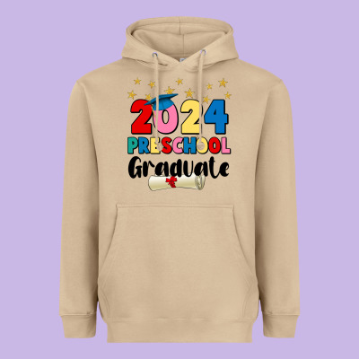 2024 Preschool Graduate Heavyweight Hoodie Designed By Jahusdesignshop