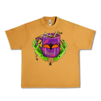 Peanut Butter Halloween Coffee Cup With Hands Urban Heavy Tee - FaDigitalArtStudio