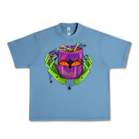 Pebble Blue Halloween Coffee Cup With Hands Urban Heavy Tee - FaDigitalArtStudio