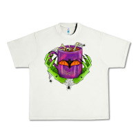 Pistachio Halloween Coffee Cup With Hands Urban Heavy Tee - FaDigitalArtStudio