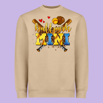 Ballpark Mini Heavyweight Sweatshirt Designed By Adodesignshop