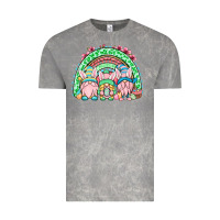 Cloud Rock Easter gnomes rainbow Vintage Tee - OliviaCreatesArt