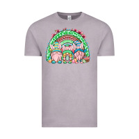 Vintage Zinc Easter gnomes rainbow Vintage Tee - OliviaCreatesArt