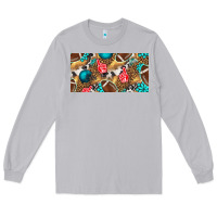 Moon Dust american  football with turquoise license plate Long Sleeve Tee - BundleAndBundleShop