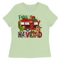 Matcha Feliz Navidad Christmas Mexico Ladies Tee - HowdyJamesFarm