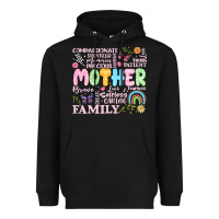 Black retro mother Heavyweight Hoodie - JahusDesignShop