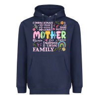 Navy retro mother Heavyweight Hoodie - JahusDesignShop
