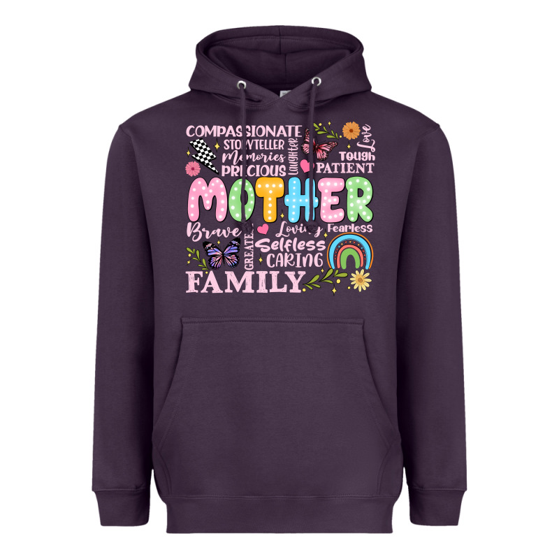 Retro Mother Heavyweight Hoodie by JahusDesignShop | Teevron