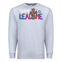 Heather Grey spirit lead me Premium Sweatshirt - JahusDesignShop