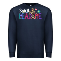 Navy spirit lead me Premium Sweatshirt - JahusDesignShop
