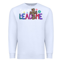 White spirit lead me Premium Sweatshirt - JahusDesignShop