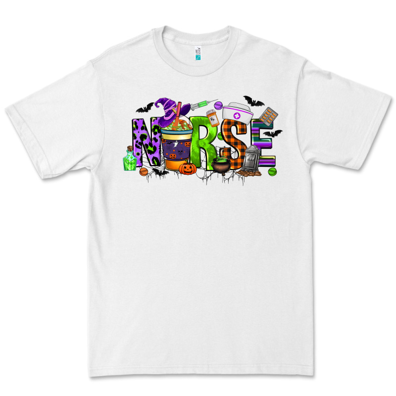 Nurse Coffee Cup Halloween Premium Tee by CowGirlArtShop | Teevron