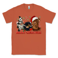 Copper merry christmas heifer cow gnomies Classic Tee - CowGirlArtShop