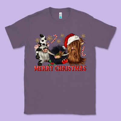 Merry Christmas Heifer Cow Gnomies Classic Tee Designed By Cowgirlartshop