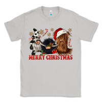 Moon Dust merry christmas heifer cow gnomies Classic Tee - CowGirlArtShop