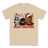 Mushroom merry christmas heifer cow gnomies Classic Tee - CowGirlArtShop