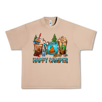Burro Happy Camper Coffee Cups Urban Heavy Tee - FaDigitalArtStudio