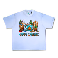 Grape Ice Happy Camper Coffee Cups Urban Heavy Tee - FaDigitalArtStudio