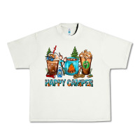 Pistachio Happy Camper Coffee Cups Urban Heavy Tee - FaDigitalArtStudio