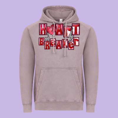 Heartbreaker Vintage Hoodie Designed By Fadigitalartstudio