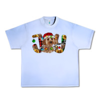 Grape Ice Cockapoo Christmas Joy Urban Heavy Tee - RanaPortraitStore