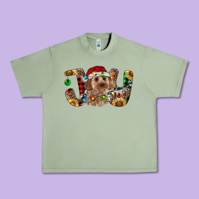 Cockapoo Christmas Joy Urban Heavy Tee Designed By Ranaportraitstore