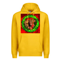 Lemon christmas red angus calf Premium Hoodie - LillyAllenDesigns