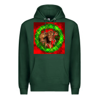 Sports Green christmas red angus calf Premium Hoodie - LillyAllenDesigns