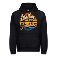 Black Walking on Sunshine Urban Hoodie - JahusDesignShop